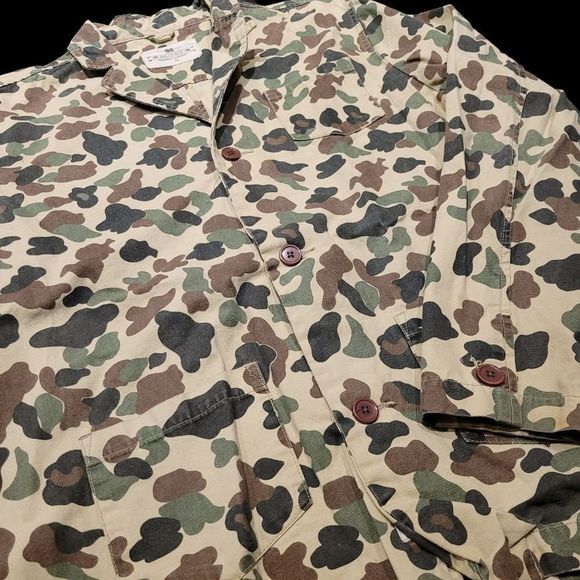 Bellfield light canvas duck camo chore cost/ hunting jacket - Picture 2 of 6